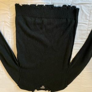 H&M distressed sweater